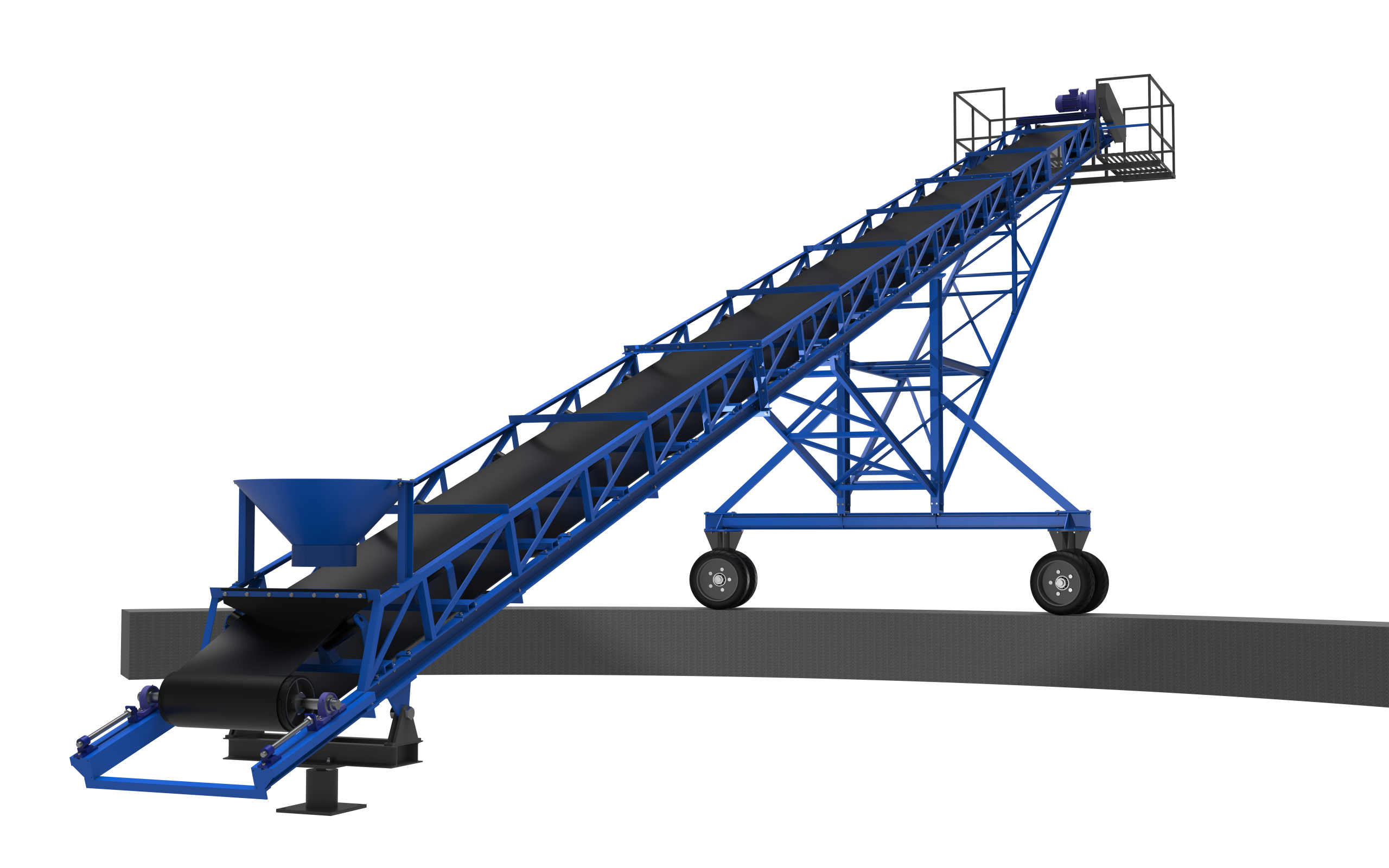 Radial Stacker Belt Coveyor (65′) (2)
