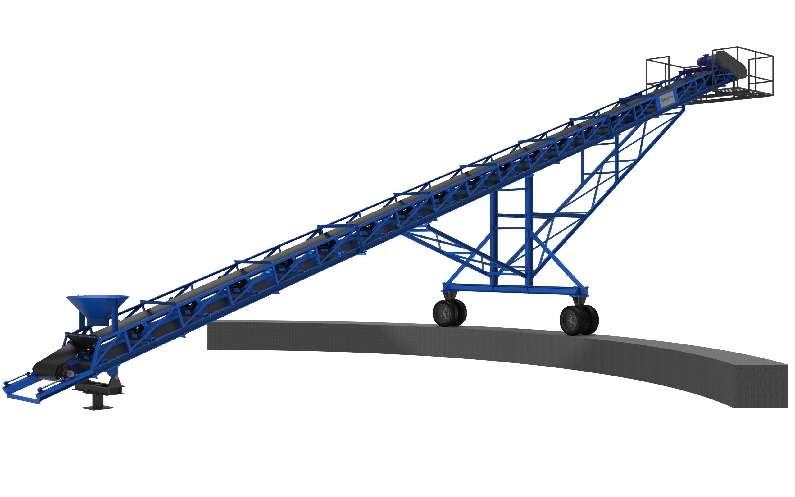 Radial Stacker Belt Coveyor (65′) (3)