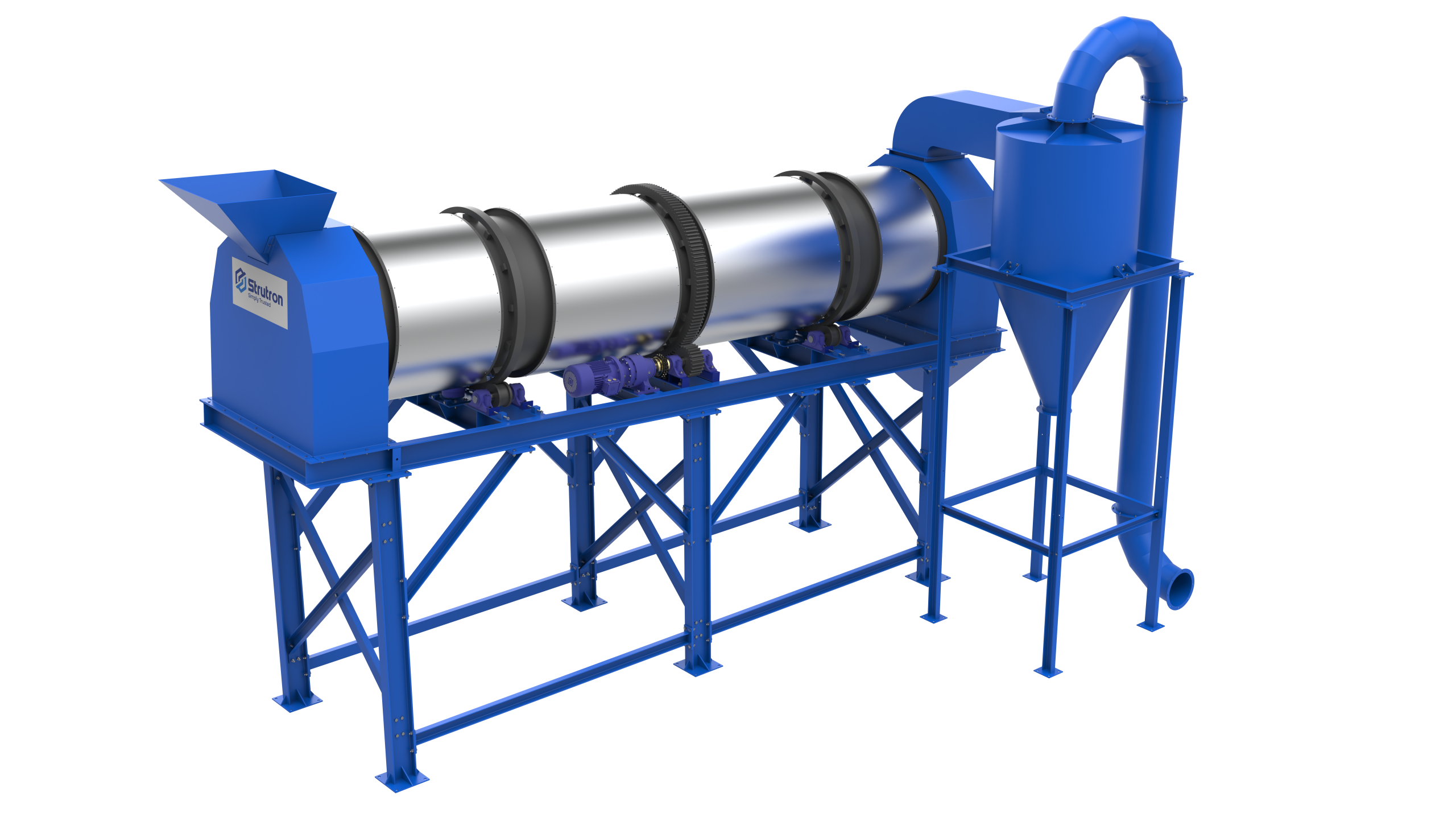 Rotary Dryer with Cyclone (4)