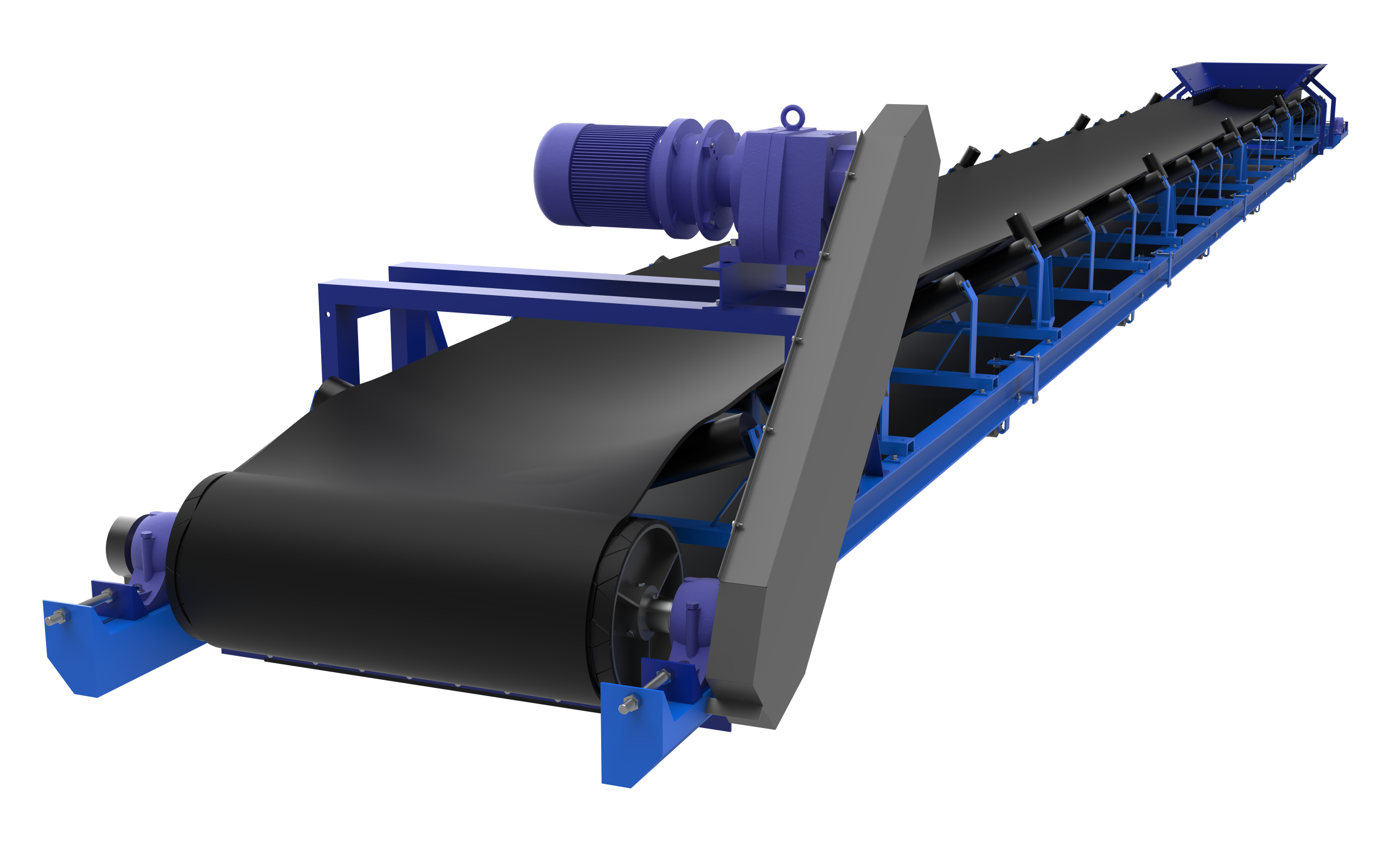 Troughed Belt Conveyor For General Purpose (2)